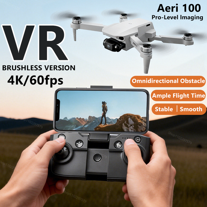 Drone Camera With Gimbal - Mini Drone 4k Professional Aeri 100