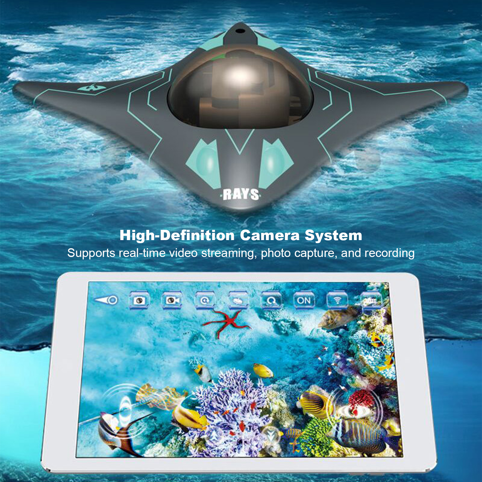 RC Boat with Camera App Contro - Drone Camera Waterproof ulasan dan harga