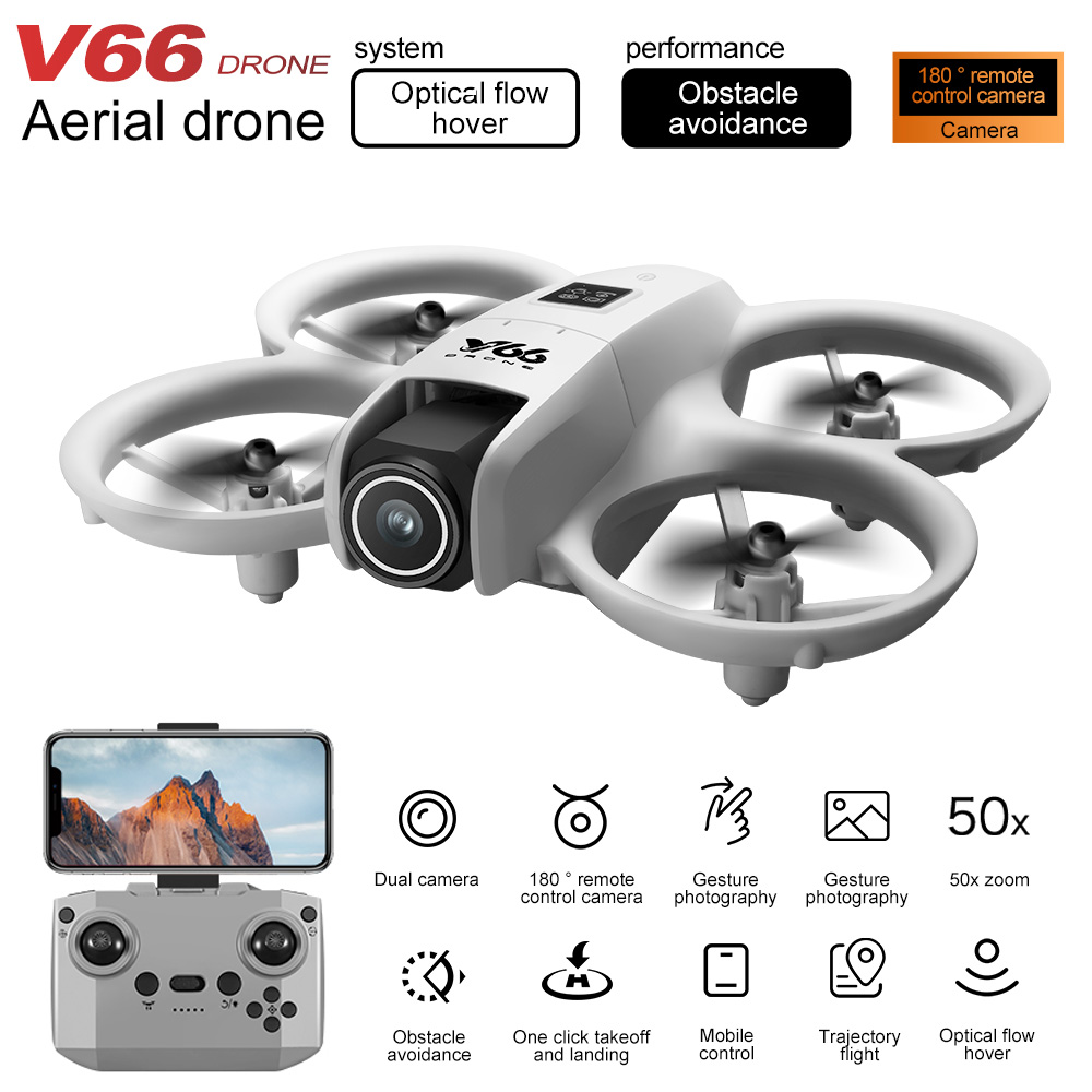 New V66 Mini Drone HD Camera 4 - Drone Camera 4K ulasan dan harga