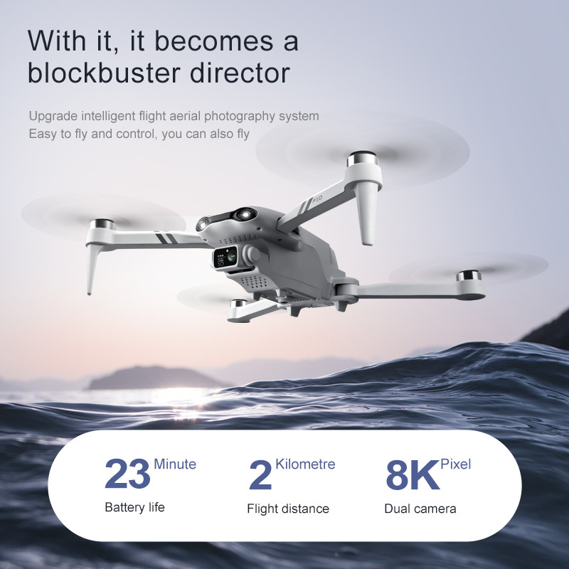 New 4K HD dual camera with GPS - Drone Camera Wide Angle ulasan dan harga