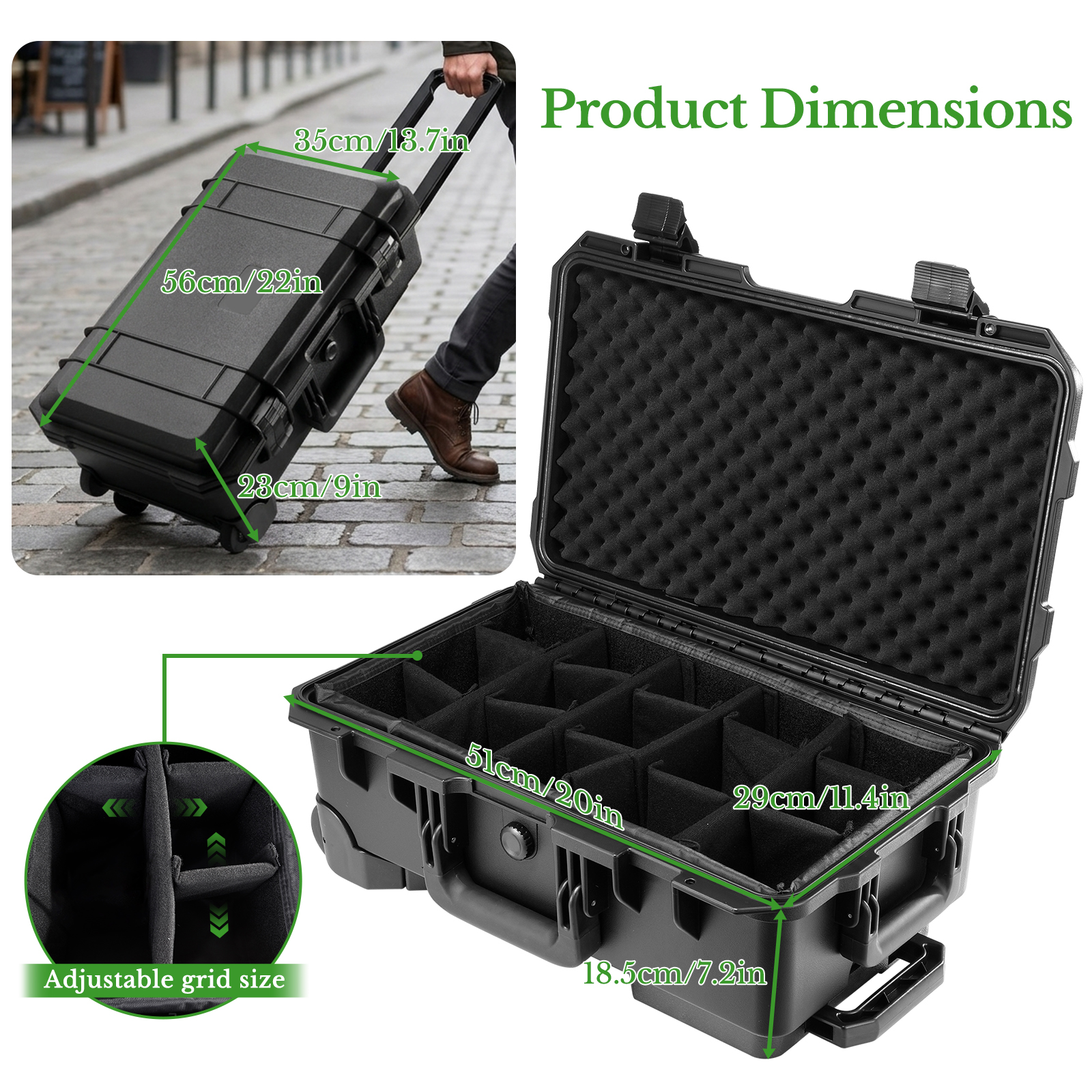 Professional Large Hard Rollin - Drone Camera Case ulasan dan harga