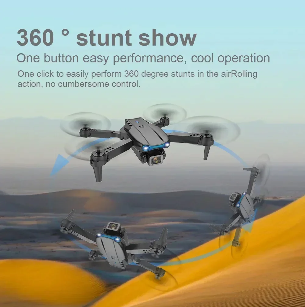 E99 Pro Foldable RC Quadcopter - Drone Camera Wide Angle ulasan dan harga