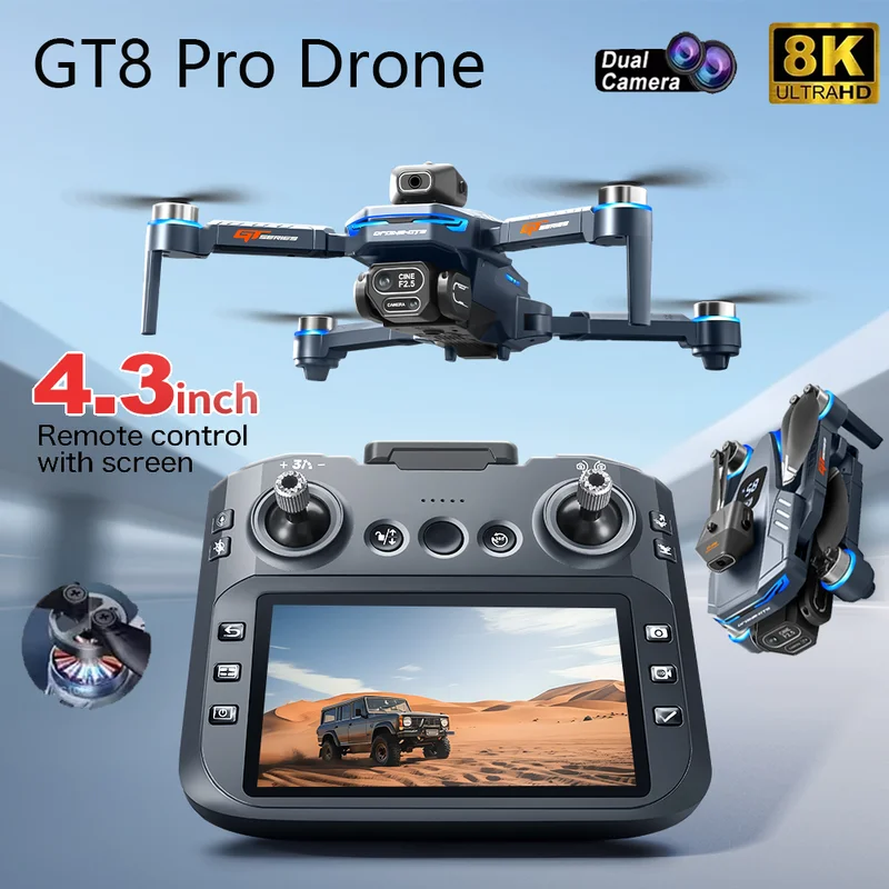 2026 New GT8 Drone GPS 8K Prof - Drone Camera 4K ulasan dan harga