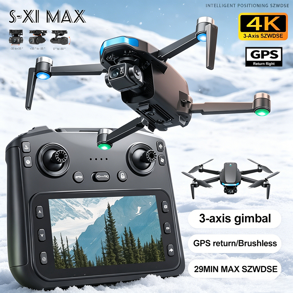 New S-X1 MAX Drone GPS 8K Prof - Drone Camera Professional ulasan dan harga