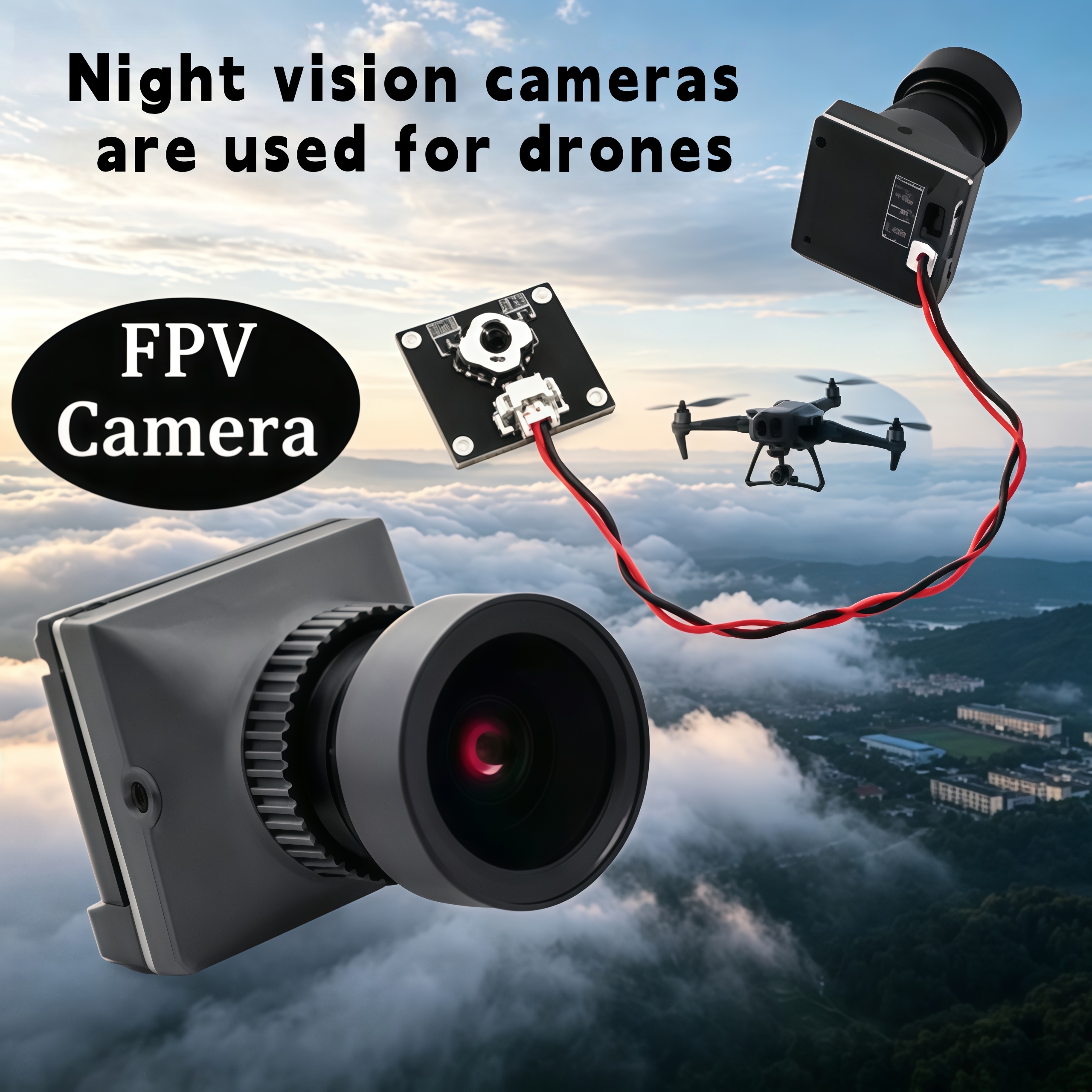 1500TVL HD CADDX Snail FPV Cam - Drone Camera Hd ulasan dan harga