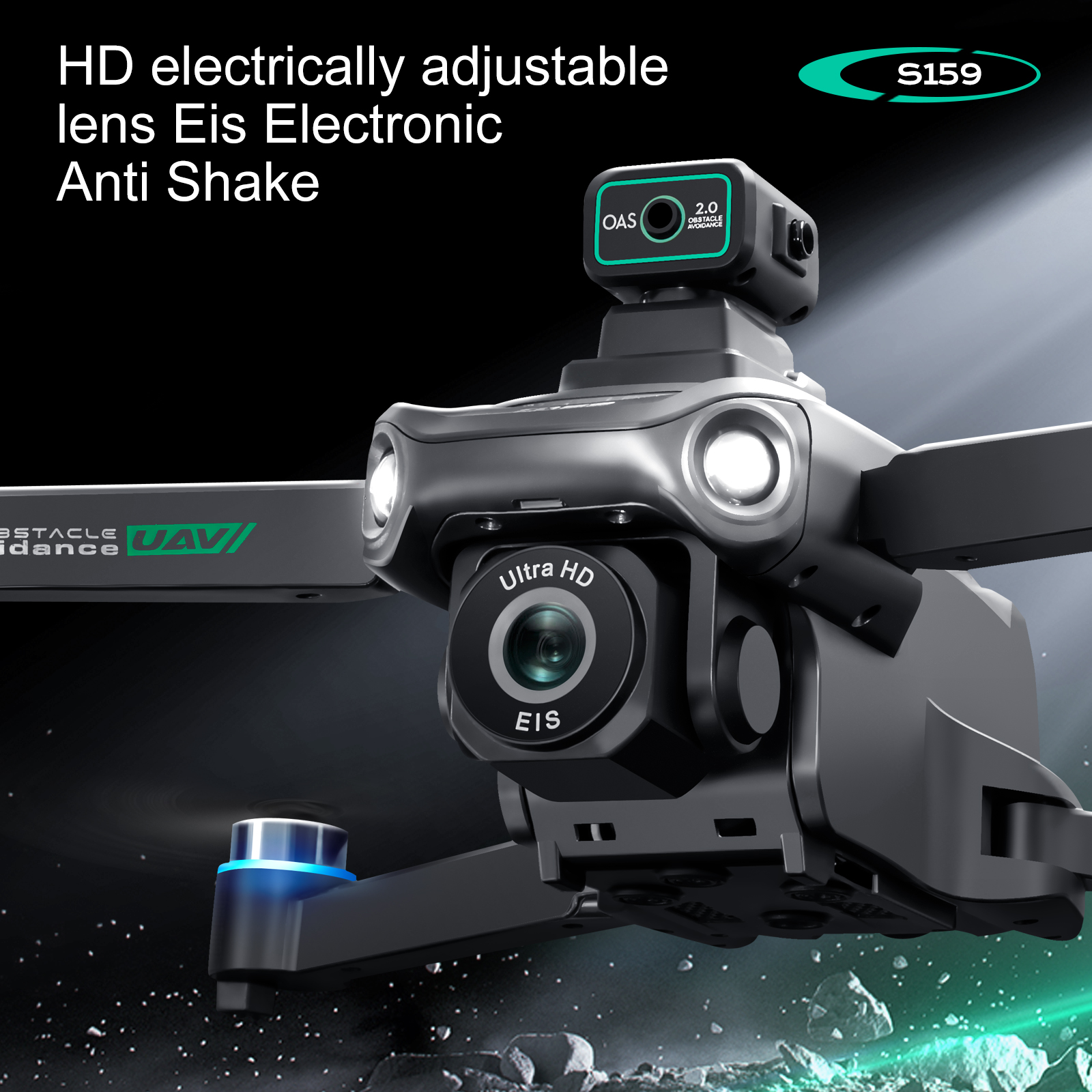 S159 GPS Drone 4K Profesional  - Drone Camera Mount ulasan dan harga